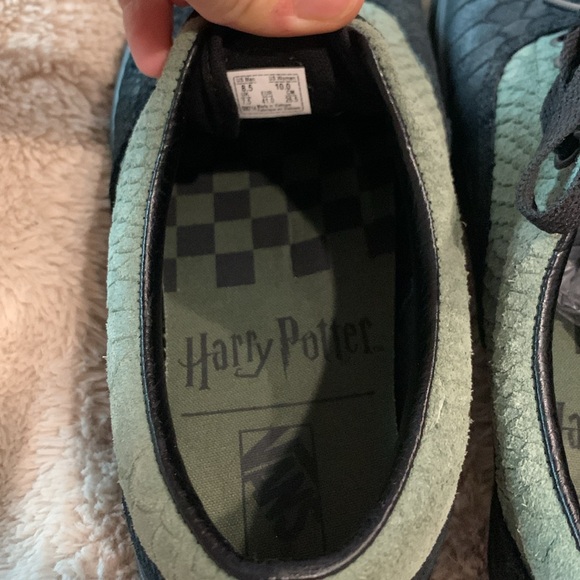 Vans Harry Potter Slytherin Green Black Sneakers - Picture 5 of 5